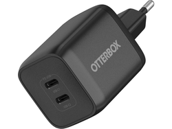 OtterBox GaN USB-C 65W Väggladdare (svart), 1xUSB-C 45W, 1xUSB-C 20W