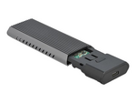 External USB Type-C Combo Enclosure for M.2 NVMe PCIe or SATA SSD