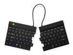 Ergonomic keyboard split break