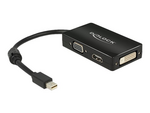 Delock Adapter mini Displayport 1.1 male > VGA / HDMI / DVI female Passive