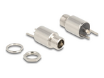 Elkontakt - DC-uttag 5,5 mm x 12 mm (ID: 2,5 mm)