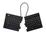 Ergonomic keyboard split break