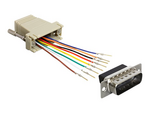 Adapter Sub-D 15 Pin male > RJ45 female assembly kit