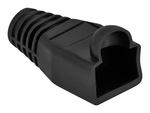 Strain relief for RJ45 plug