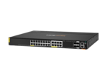 HPE Aruba Networking CX 6300M 16p 1G 8p Smart Rate 10G Class8 PoE 2p SFP56 50G 2p SFP28 25G
