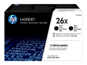 HP 26X - 2-pack - Lång livslängd