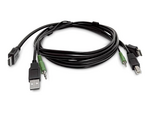 6ft 1.8m HDMI KVM Cable USB 2.0