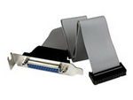 Low Profile 16in Parallel Port Header Cable Adapter w/ Bracket